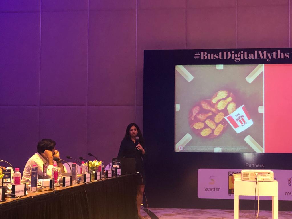 #MyMoment at #BustDigitalMyths
Listening to how KFC has built an empire!

@richakhera24 thanks for creating such immersive campaigns for <a href="/kfc/">KFC</a> lovers like ME! 

Will bond over those wings someday soon!

<a href="/IAMAIForum/">IAMAI</a>