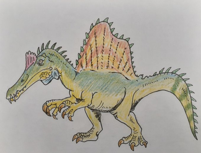 スピノサウルスのtwitterイラスト検索結果