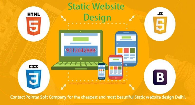 Anupointersoft's tweet image. A #static_website has normal static pages. Making it is very simple. A businessman can create a static website himself. Contact now for the services of #static_website_design_Delhi at the cheapest price.
 #SupportNDTV #CongressPresident 
pointersoft.in/static-website…
