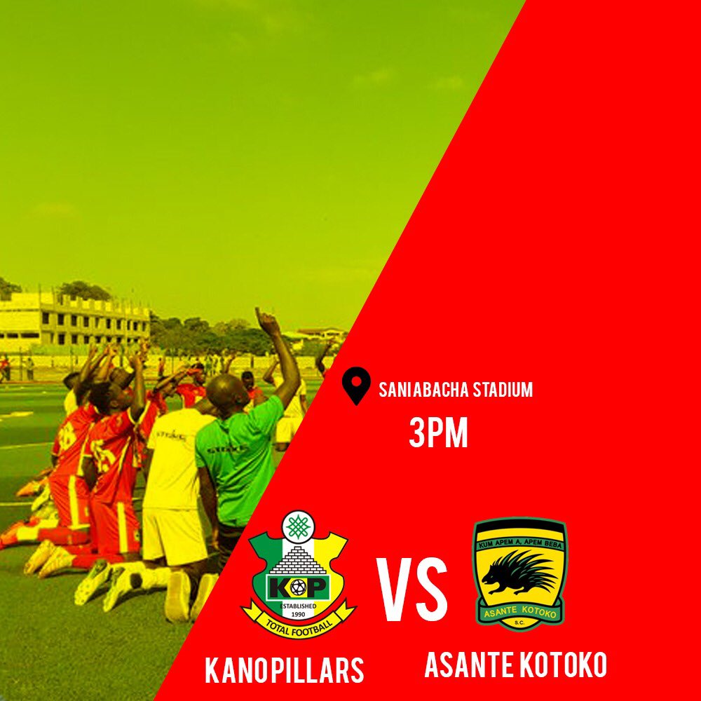 PorcupineHQ's tweet photo. ⚡️MATCH DAY⚡️
⚽️ @CAF_Online Champions League
🆚 Kano Pillars
⏲️ 15:00
🏟 Sani Abacha Stadium, Kano-Nigeria
#AKSC #DailyKotoko #KPAK https://t.co/2YCgU9tP6p