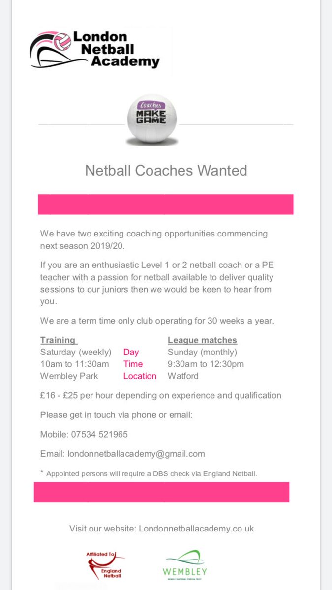 LondonNetballAcademy tweet media
