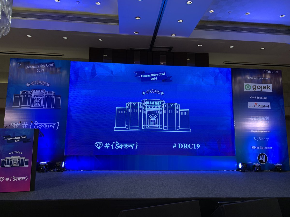 klocsutra's tweet photo. KLoc App team @ Deccan Ruby Conference!  #DRC19 #KlocApps #Shopify #shopifyengineering https://t.co/uqDvhjol7l