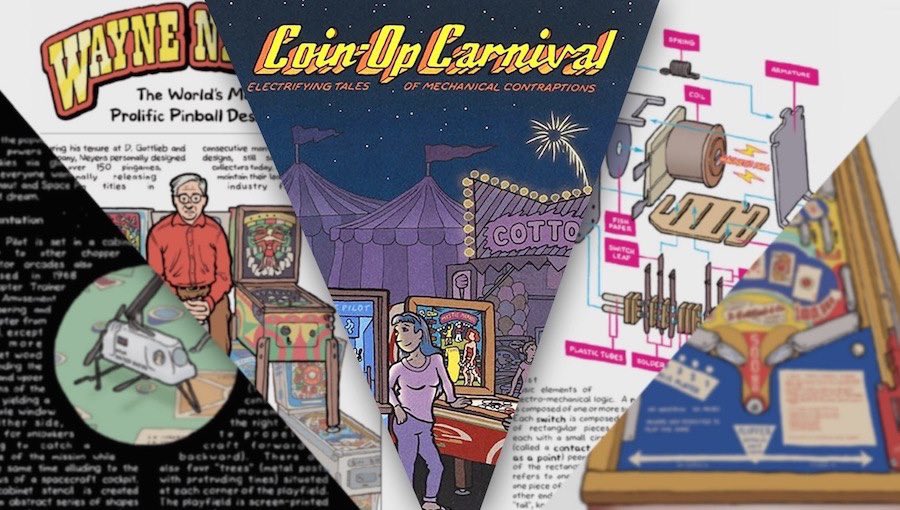 Fans of classic pinball, rejoice! Coin-Op Carnival, a fantastic new hand-drawn publication all about pinball, is making its first debut at the Roanoke Pinball Museum on Sunday, August 11th at 11AM. Admission is FREE!!  CLICK LINK FOR MORE INFO>>bit.ly/2H1eE6C