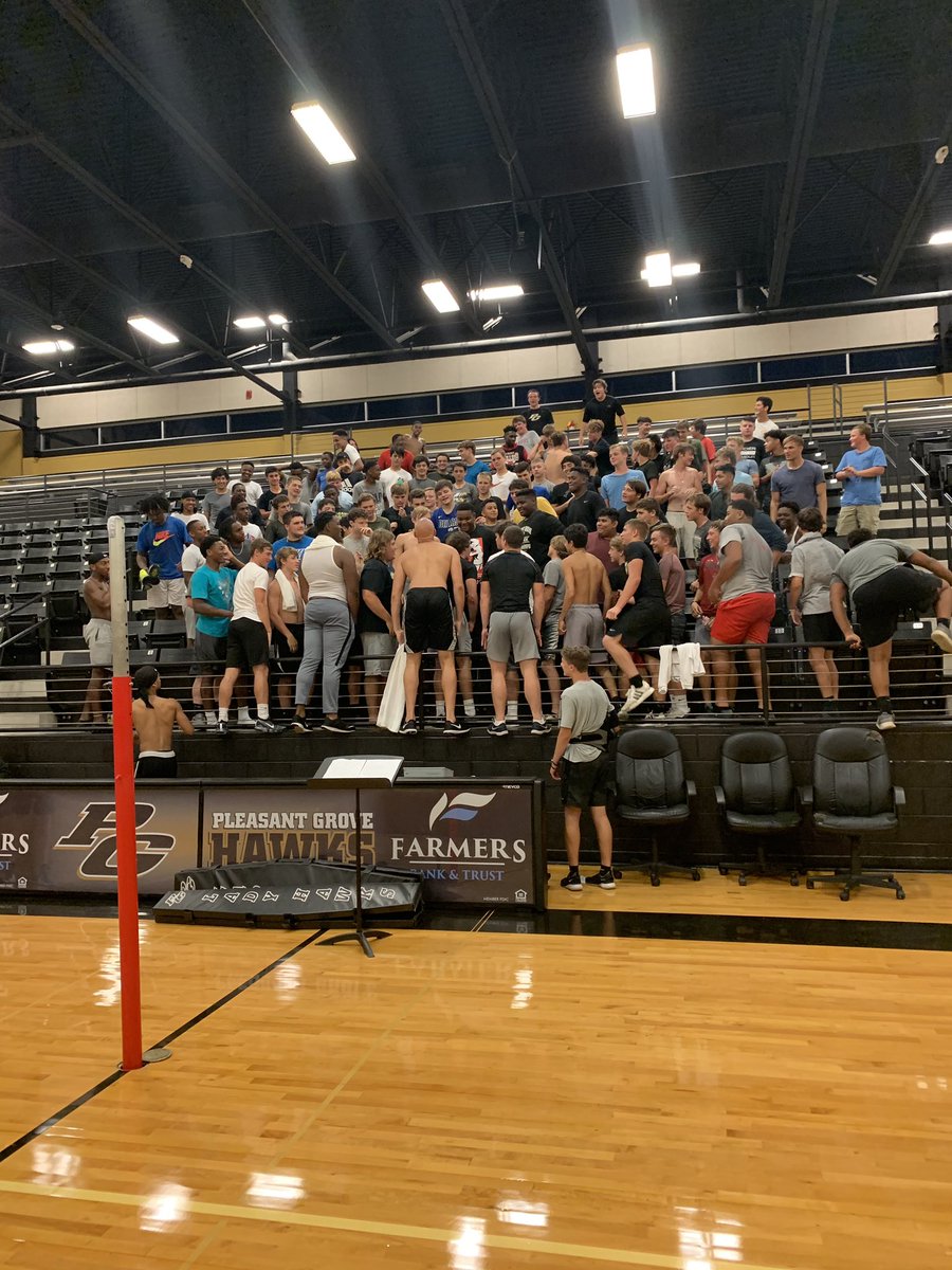 joshgibson_pg's tweet photo. Best day we’ve had yet!  PG FOOTBALL CULTURE PARTY to set the tone for GROWTH, while building relationships with each other.  

These young men are HUNGRY and ready to make an IMPACT in our school, community and on the field.  2019 WILL BE SPECIAL! https://t.co/ftd3pDReBx
