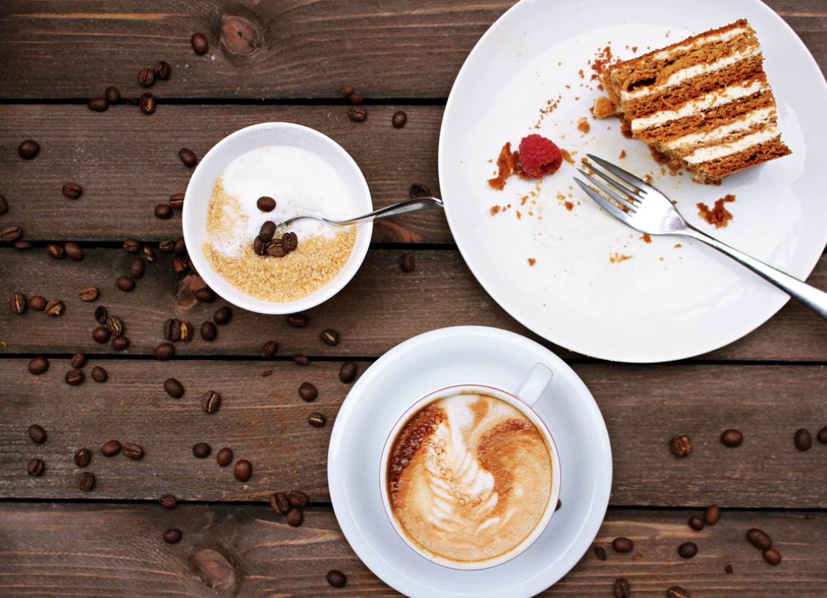 Morning coffee &amp; cake!