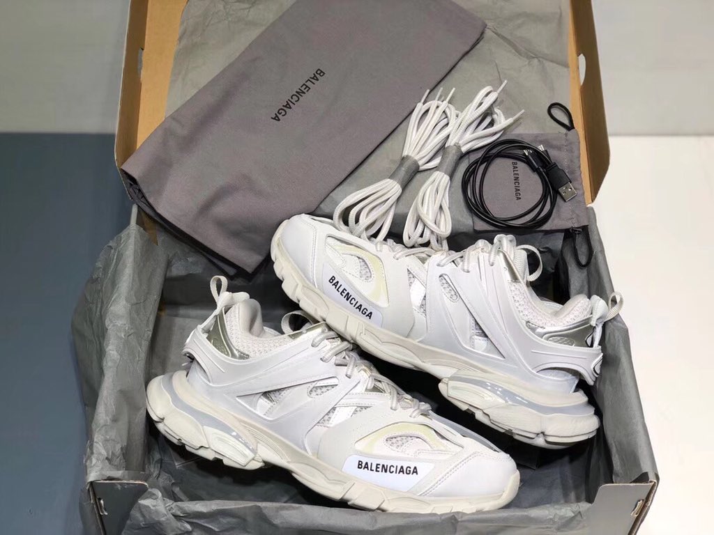 Review Balenciaga track sneaker LED how to use YouTube