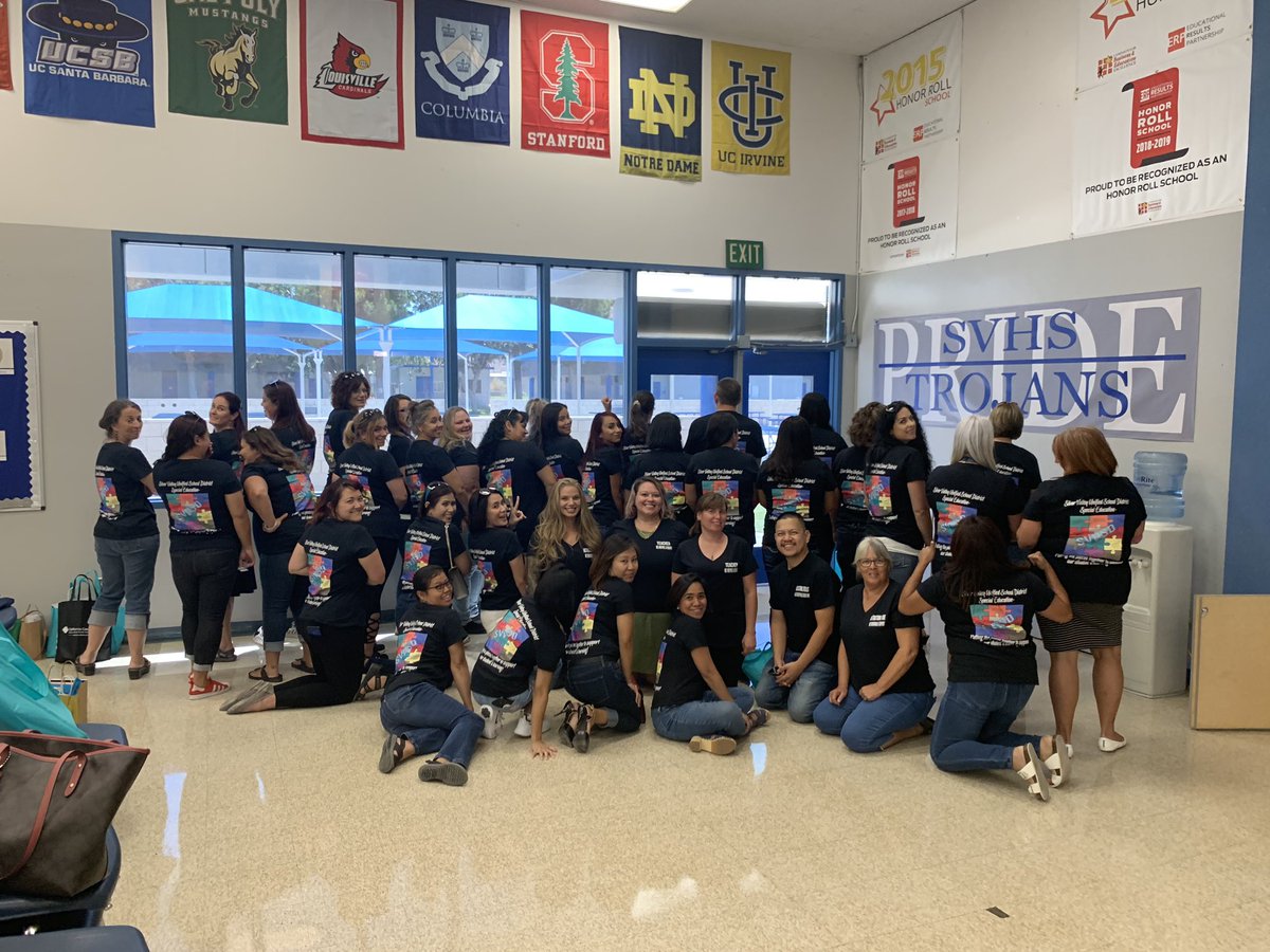 redschoolpsych's tweet photo. Awesome special Ed team ready to start the 19-20 school year #thesilvervalleyway https://t.co/Bb8aHNgKVT