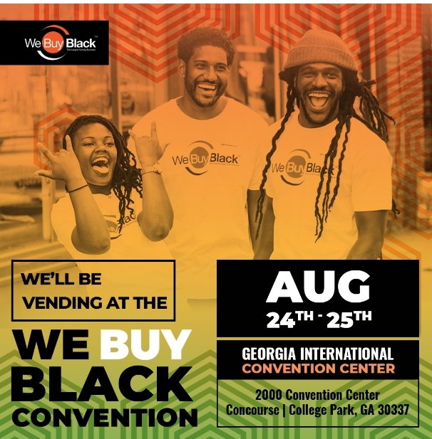 R2BA_ent's tweet photo. Hey! We will be vending at the We Buy Black convention and would love to see you all there. Register today and save $5 using the code: “WEBUYBLACK” at checkout. We can’t wait to see you all there https://t.co/0zVDT0qNTk #basketball #nba #afrletics #blackbusiness #StayWoke https://t.co/cB3742Woha