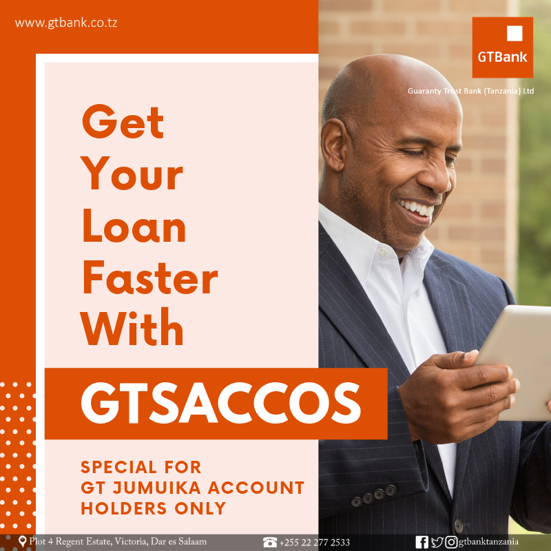 gtbanktanzania's tweet photo. All SACCOS and VICOBA transactions now faster with GTSACCOS online platform.
Special for GTJumuika account holders only.
Open with us and Enjoy this ease Today.
#saccos . #vikoba . #gtbank https://t.co/LkB1bVZJRx
