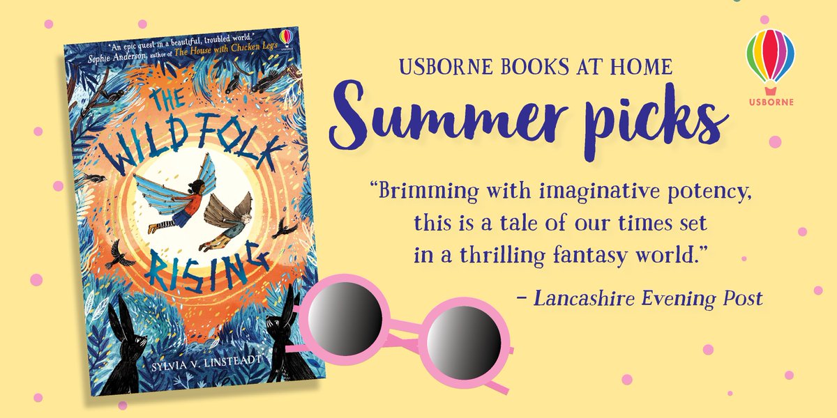 UsbornePartners's tweet photo. Our first middle grade pick is #TheWildFolkRising, by @WildTalewort. A timeless adventure filled with wonder and a crucial environmental message, this is the second and final book in the magical #StargoldChronicles. #USBAHSummerPicks📚 https://t.co/P3ouw6hnoG