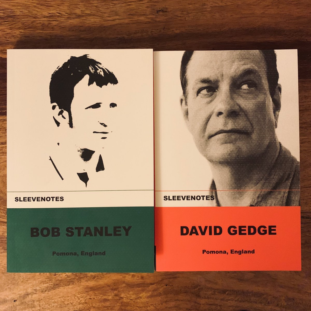 Two fine <a href="/Sleevenotes1/">Sleevenotes</a> publications from Pomona Books in Keighley recently added to my burgeoning rock &amp; pop library.