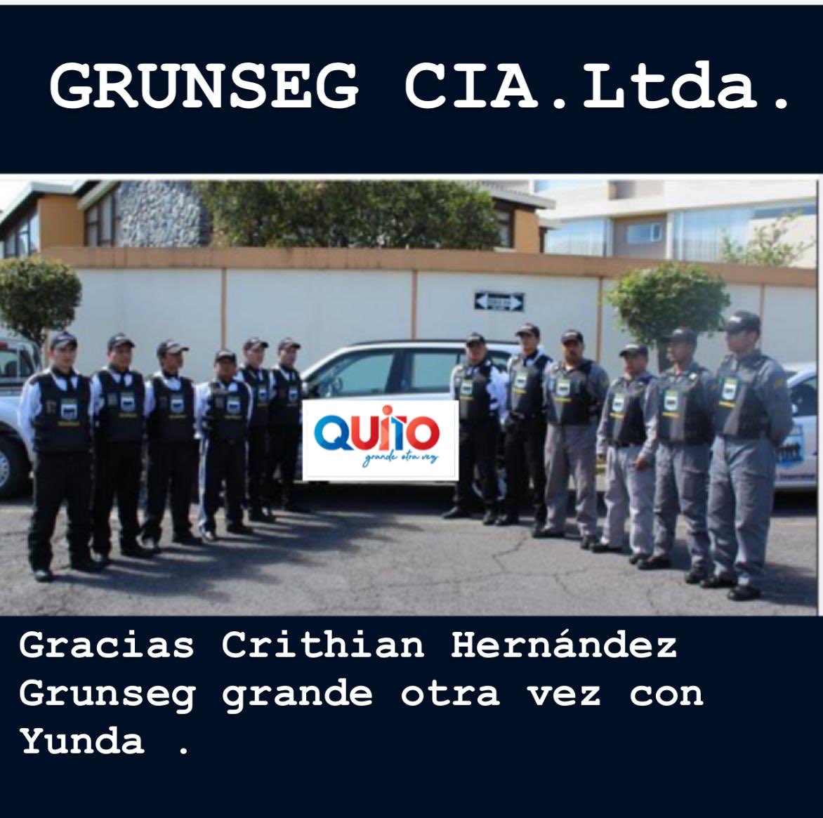 593informa's tweet photo. @LoroHomero  #Quito grande otra vez o @grunseg ?? Nos puede explicar señor alcalde cuál es la alianza estratégica entre @MunicipioQuito  y @grunseg  es legal esto ?? Investigar @luisevivanco @4pelagatos4 @andrespaezec https://t.co/Fx476VqZKp