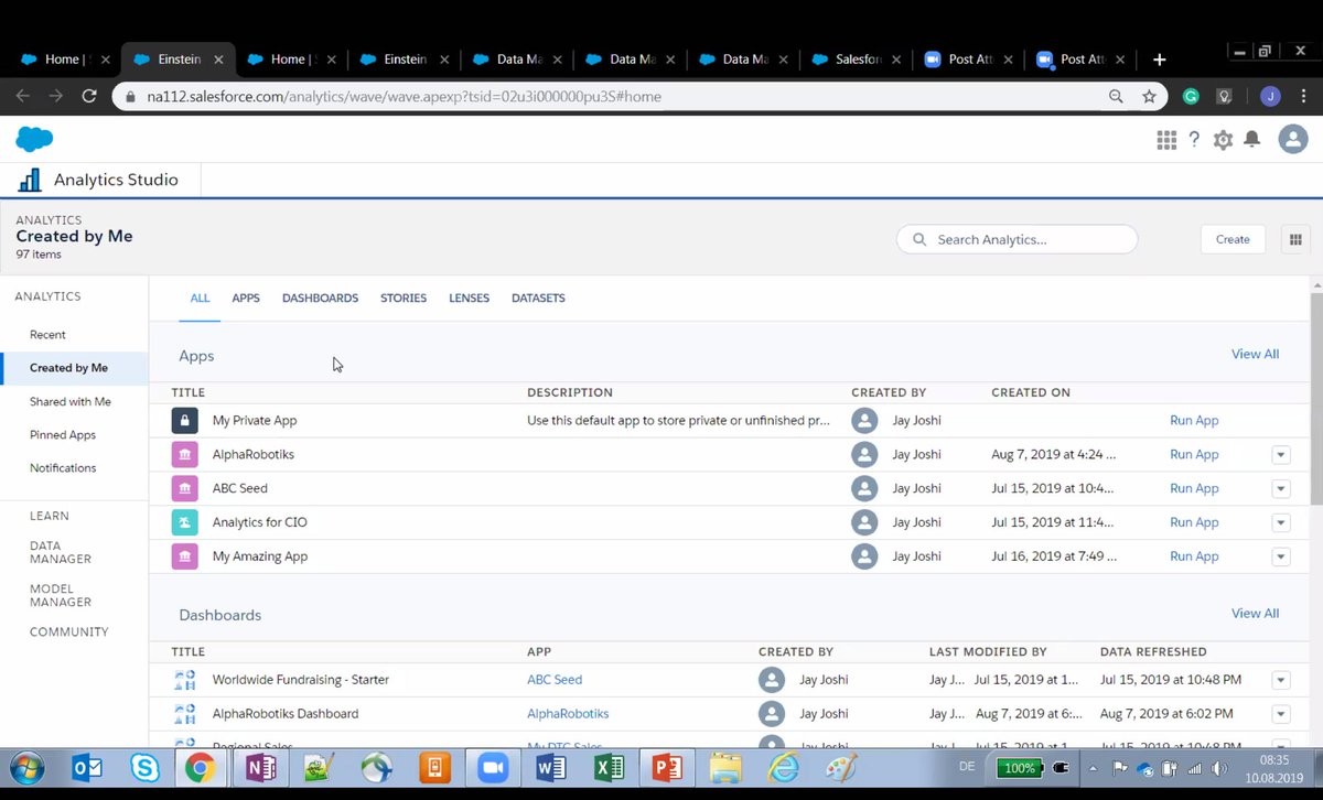 atul31gupta's tweet image. Analytics Studio App is your gateway to the world of #EinsteinAnalytics in #Salesforce
#ImpactSalesforceSaturday
#SalesforceSaturday