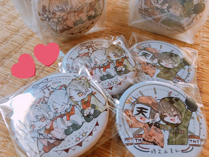 缶バッジ届きました〜!!!!✨

セカンドプレスさん(@SECONDPRESS_US )に製作していただきました...!
可愛く作っていただけて大満足です...!!??? 
