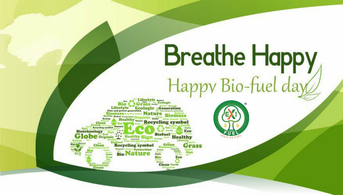 Exifuelindia's tweet photo. On World Biofuel Day, let us pledge to promote biofuels as a cost-effective and environment-friendly source of energy which can generate employment and boost the economy of rural areas.
#Exifuel #IndiaKaFuel
#WorldBiofuelDay https://t.co/g32jc4qY3G