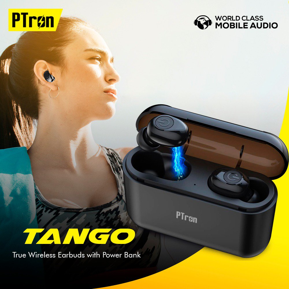 PtronGlobal's tweet photo. Be free from wires with PTron Tango True Wireless Twins. Bluetooth 5.0 earbuds for music and calls on the go with a charging case that turns into an emergency powerbank for your smartphone.
https://t.co/57lyMd7dK2
#BeatTheTrend #NayaKyaHai #PTron #PTronTango https://t.co/B6aogsnuwR