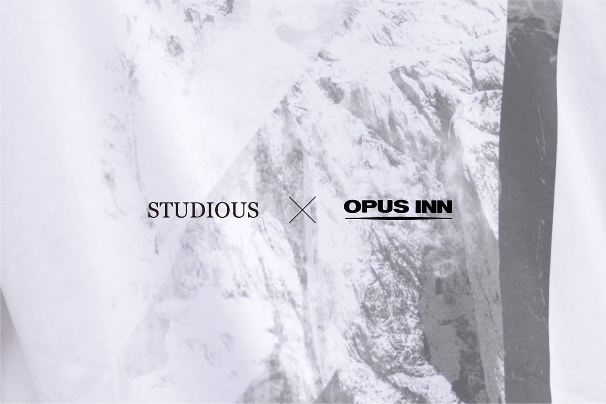 OpusInn's tweet photo. STUDIOUS × OPUS INN
コラボレーションTee
NOW ON SALE!!
https://t.co/WP8jAz4VG1
https://t.co/NKUGDj8bLv
#STUDIOUS #OPUSINN https://t.co/DlLu4RtUFS