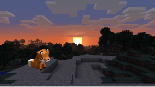 Rav And Friends On Twitter I Love Watching The Minecraft Sunset