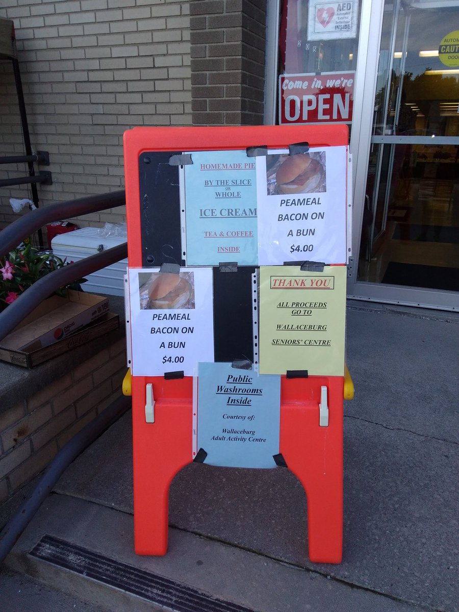 Canadiandove's tweet photo. #wambo31 Breakfast will be severed soon at the Adult center check out these good prices. @CKXS @GregCKXS @SydenhamCurrent https://t.co/seIETF2Xt2