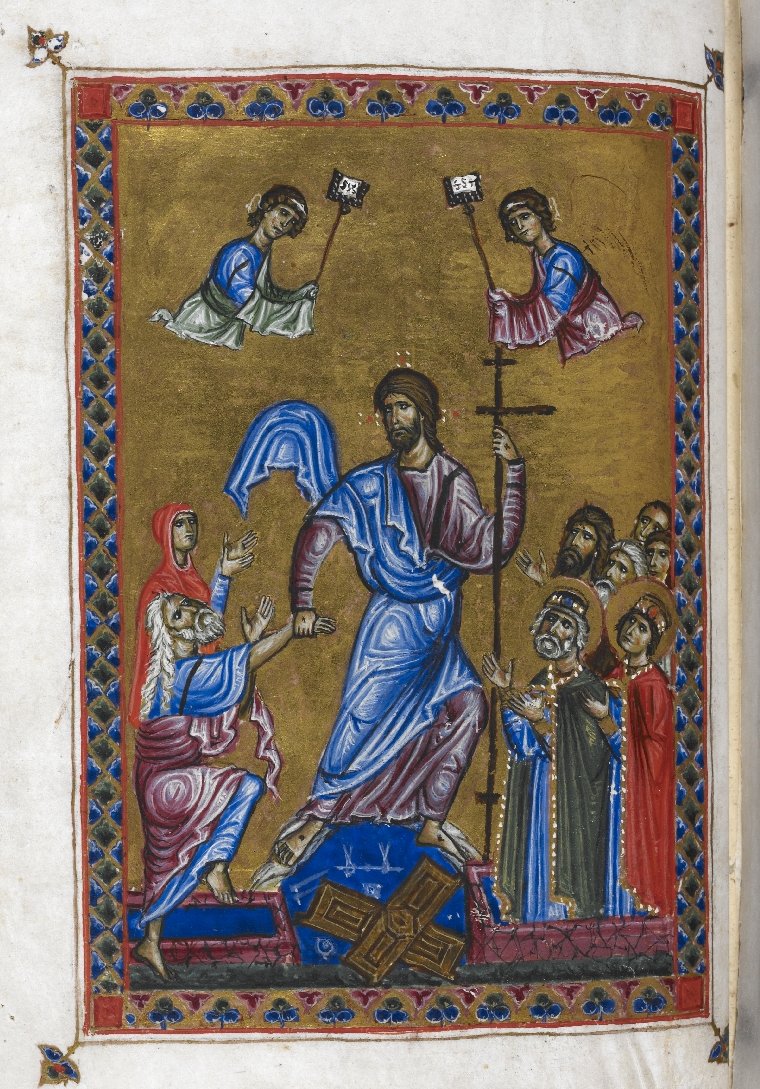 "Come with me if you want to live."(BL MS Egerton 1139  f. 9v)