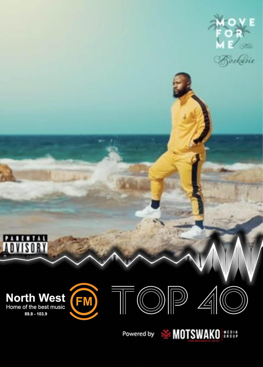 SydneyLetsapa's tweet photo. [NOW PLAYING]: on @northwestfm898 Top40 Countdown

#Spot01🔥💥🔥 #18WeeksOnNWFMTop40
@casspernyovest - Move For Me Ft. @Boskasie_ 

#NWFMTop40
#WomensMonth
#SaturdayMotivation https://t.co/icLfehJTLf