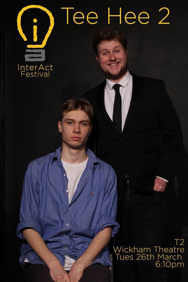 👩‍❤️‍👩  TONIGHT! 👩‍❤️‍👩 

A tale at old as time itself: Chatshows. Boy (<a href="/MilliganTed/">Ted Milligan</a>) meets Interviewer (<a href="/AllmarkHarry/">Harry Allmark</a>), #edfringe meets #improv, <a href="/CouchImprov/">Couch (improv) 🛋️</a> meet Tee-Hee: The Improvised Chat show. Audience meets laughs

Subway (Venue 56)
8:45pm
<a href="/TheFreeFringe/">PBH's Free Fringe</a>