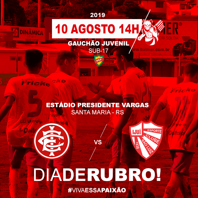 saoluizdeijui's tweet photo. #BaseRubra! Acabou a espera!
Entramos em campo nesse sábado, contra o @intersmoficial, buscando mais uma vitória no Gauchão Juvenil.👊🇦🇹
#VamoRubro #VivaEssaPaixão https://t.co/fQ9ZivMzJN
