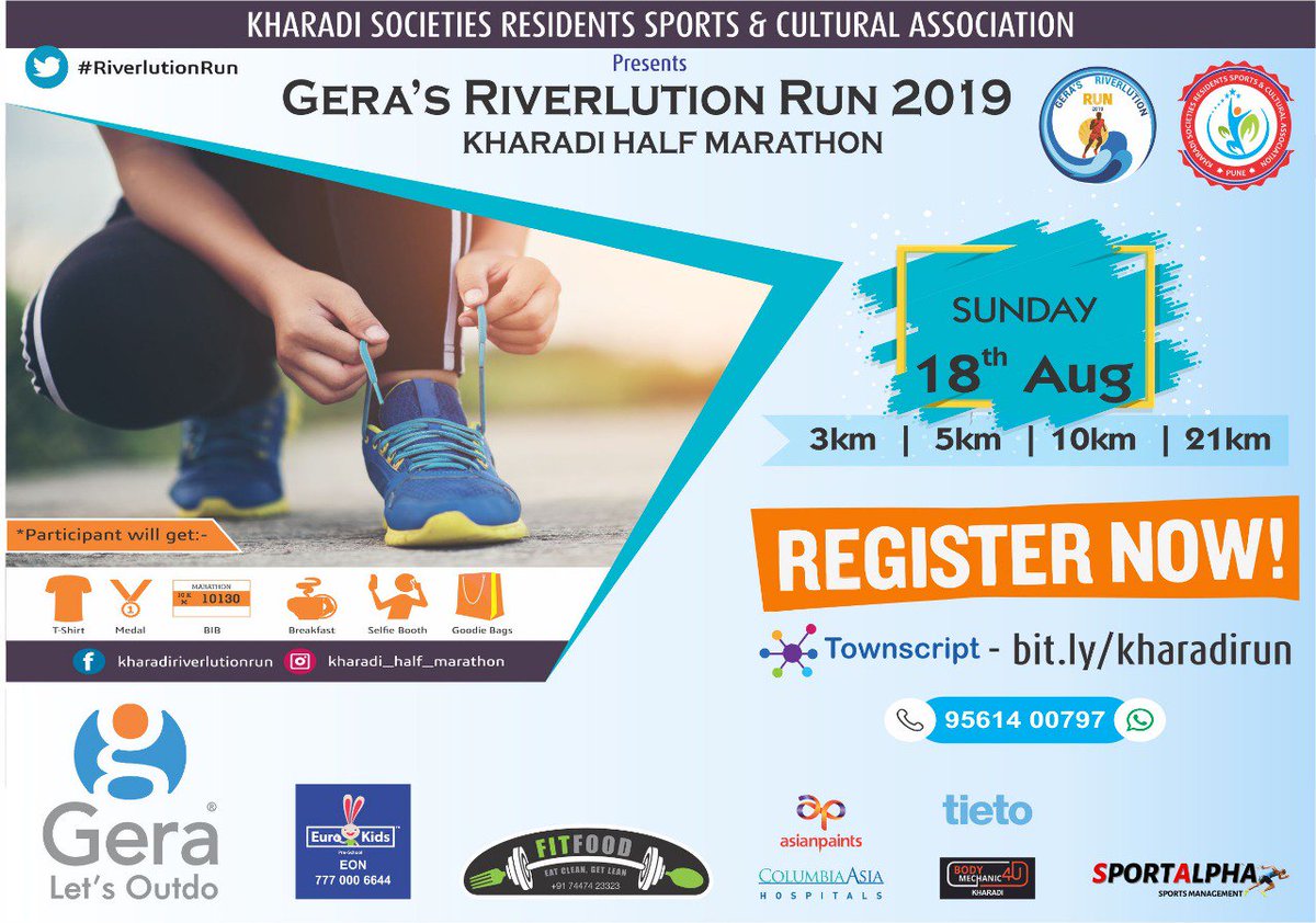 townscript.com/e/kharadi-rive…
Run for a cause.
The Eagerly waited run event in the happening place of Kharadi