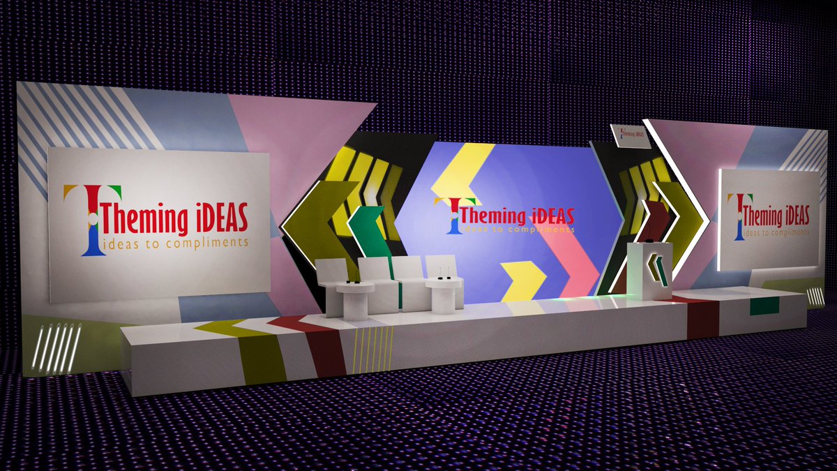 Themingideas's tweet photo. Looking for different stage options for your next conference or event. Call us now @ 9818335808.
#3ddesign #3dstagedesign #stagefabrication #stagedesign #corporateevents #dealersmeet #conferenceandseminars #eventplanners #themingideas #ideastocompliments #goonjweddigns https://t.co/4zXozHFR57