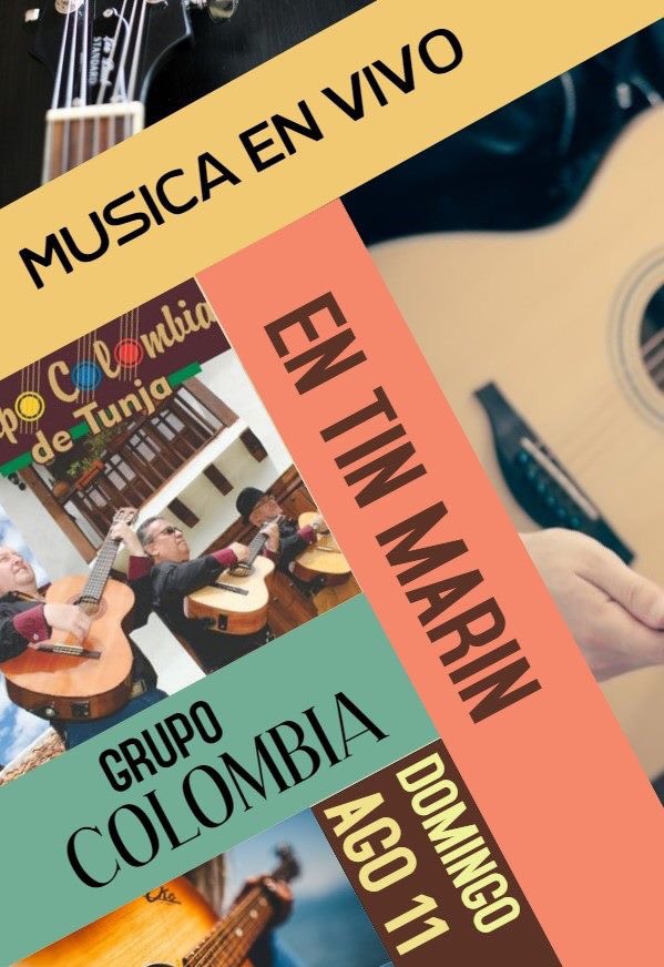 tinmarinrest's tweet photo. Este Domingo 11 de agosto Show de Música en Vivo en @tinmarinrest con el Grupo Colombia. Reservas al 3124513063.
#restaurantestunja #tinmarin #parrilla #musicaenvivo #niños #familia #carnes #picadas https://t.co/sRqVXOLdyH