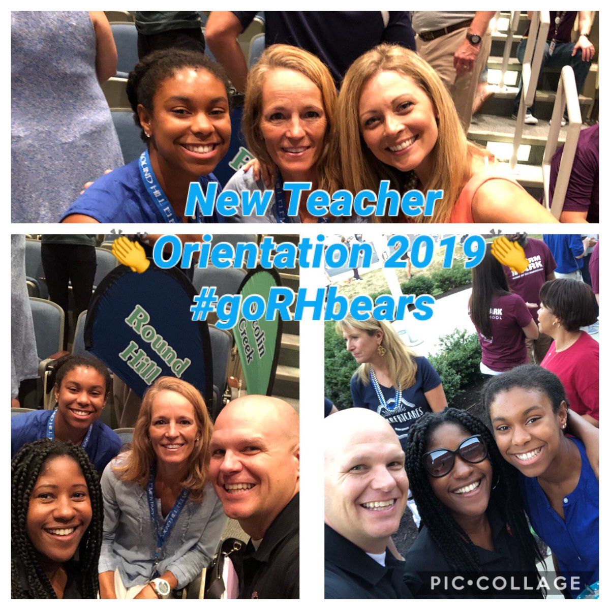 So excited to welcome Round Hill’s newest Staff members at the new teacher orientation yesterday. #GoRHBears #rhes19 #lcps19