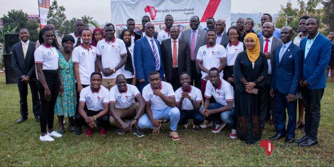 WindleUganda's tweet photo. Last evening will forever be etched in the history of WIU, we flagged off our very first cohort of the Student Refugee Program. Congratulations and all the best to them all.
#WUSC
#CanadianGovernment
#CanadianConsulate
#MinistryofRefugees
#HonHillaryOnek https://t.co/mW7Gw5aXut