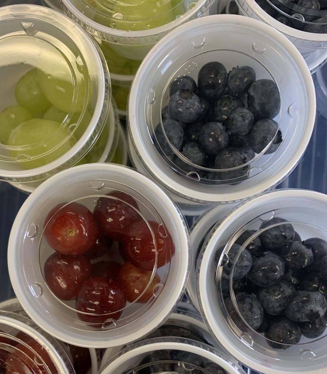Pitt_FUEL's tweet photo. Ready for @Pitt_VB practice #1! Fresh fruit for quick carbs ⚡️ but also hydration💧and antioxidants to fight 🥊inflammation! #H2P https://t.co/3mJvTdyFH3