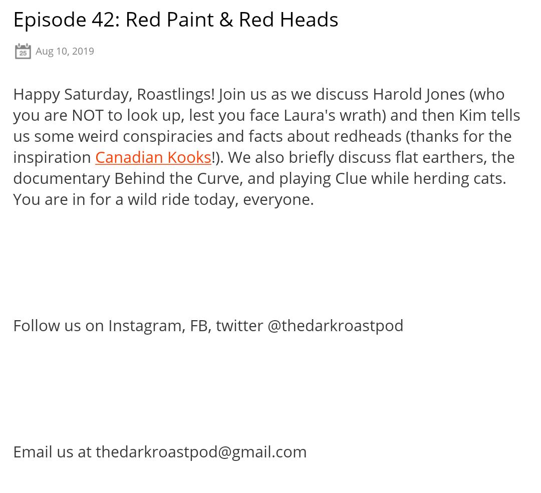 thedarkroastpod's tweet photo. Newest episode is up! #truetime #conspiracy https://t.co/3zvhWFDc4J