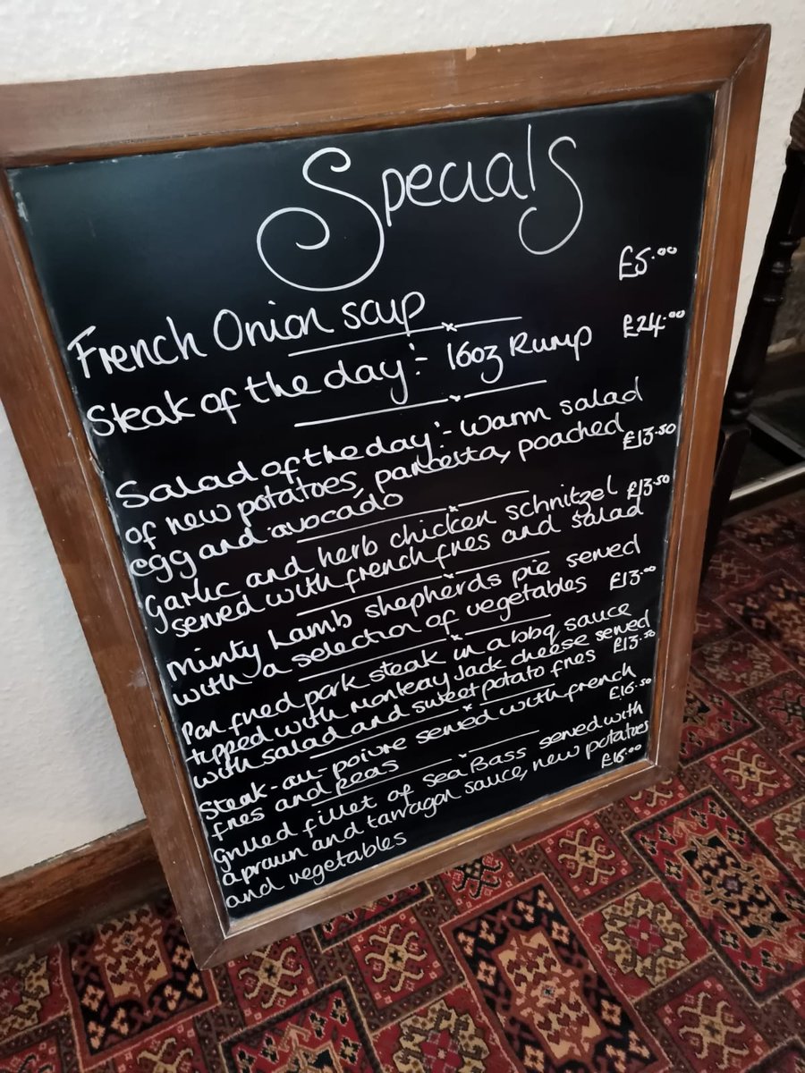 Happy weekend everyone! Check out our specials board for today! We are serving food between 12-3pm and 6-9pm today. Call us on 01509 890 320 to book a table!
#weekend #Leicestershire #charnwood #woodhouseeaves