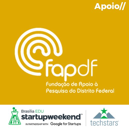 A FAPDF acredita na inovação e no empreendedorismo e apoia o Techstars Startup Weekend Brasília Educação que acontecerá de 23 a 25 de agosto de 2019.

Compre o seu ingresso agora mesmo! Acesse: bit.ly/swbsbedu 

#swbsbedu #startupweekend #notalkallaction #zerotohero