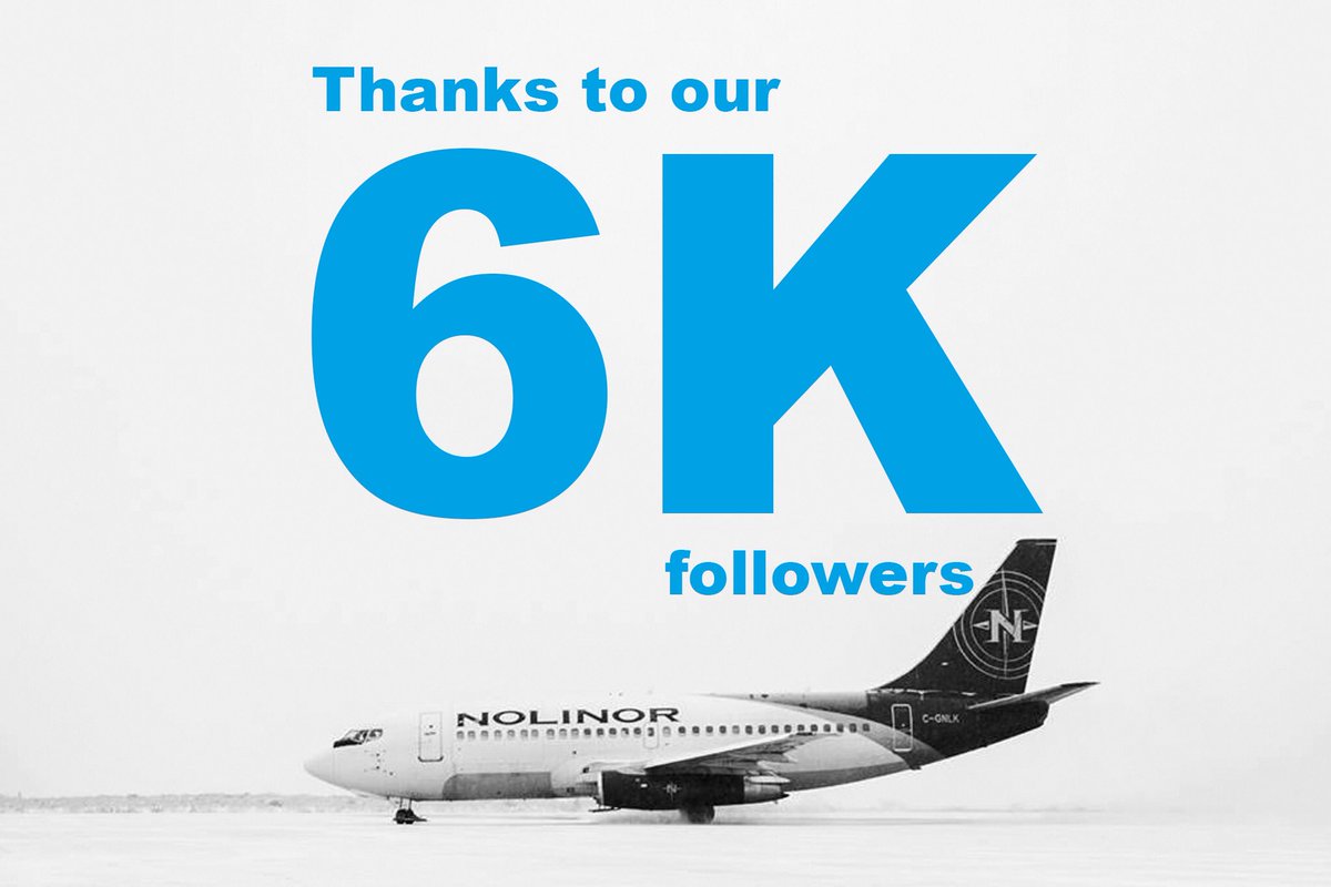 We now have 6000 followers on Instagram, come join the party! #nolinor #nolinoraviation #thegoldstandard