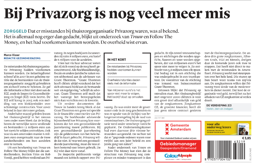 HenkvGerven's tweet photo. Toezicht moet beter, maar de gelegenheid maakt de dief. Wetgeving die winstuitkeringen en BV's verbiedt moet voorkomen dat nog zorggeld wordt gebruikt als pinautomaat voor #zorgcowboys #Privazorg https://t.co/MxKLemcA21 https://t.co/sstXxKYrzz