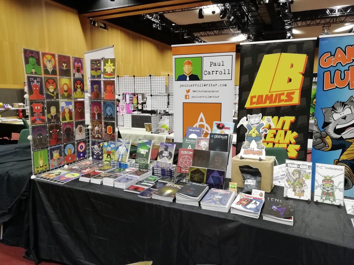 m_gearoid's tweet photo. I’ll be exhibiting @DublinComicCon all weekend with the @lb_comic boys. I’ll have copies of Mixtape and a flashy new preview ashcan of LENS . We’re on the first floor across from the @USSCuchulain. Come to the Dark Side, we’ve cookies (literally). https://t.co/ElN3llmgbh