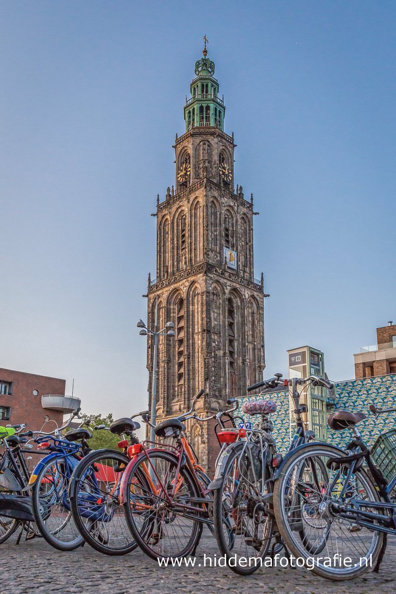 hiddemafoto's tweet photo. Fotorondje stad #Groningen vorige week. Een paar resultaten... #martinitoren #stadsschouwburg #fietsen https://t.co/tz2VgBalQV