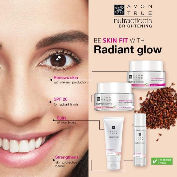 AvonIndia's tweet photo. Radiant, flawless, and naturally glowing skin is what we all desire. So, give your skin the natural look of radiance and evenness by removing blemishes and marks with the Avon True Nutraeffects Brightening Range. Buy now – https://t.co/2dw8lFIUTl
#AvonIndia #BeSkinFit #AvonTrue https://t.co/ZvB4K3z71q