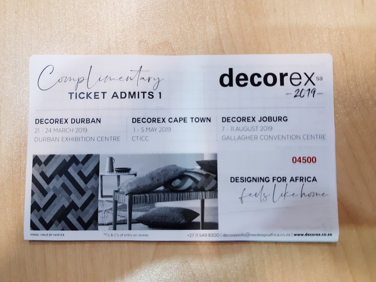 chubbymouse's tweet image. Have you bought your tickets yet? Join is at #decorexjhb2019 we're in Hall 4 Stand D05.