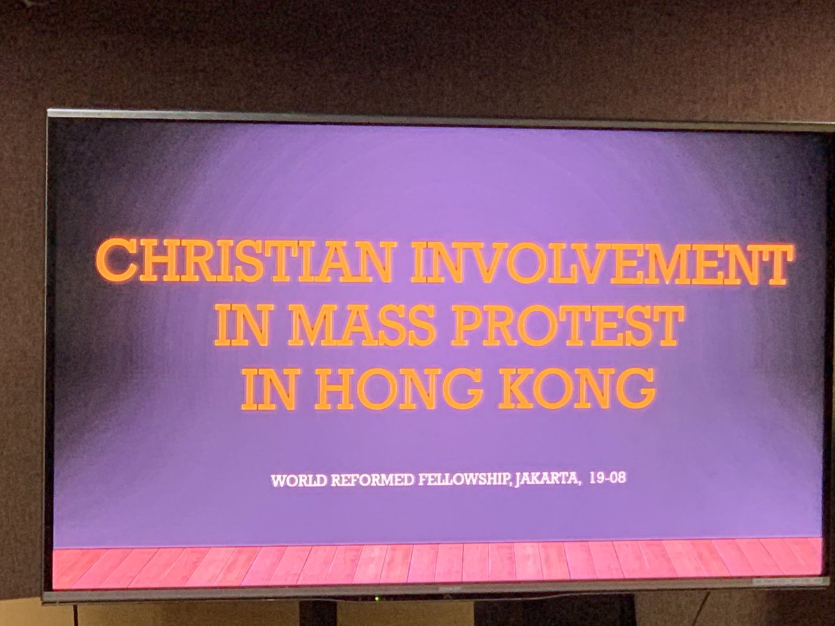 casethorp's tweet photo. Hong Kong Pastor/Professor shares @WRFglobal: “We have to be with our sheep, and our sheep are out there (in the streets).” His tee shirt says “Guard Truth; Smash Falsehoods” #wrf #epcmoderator (identity masked) https://t.co/Z3qzsrHMvz