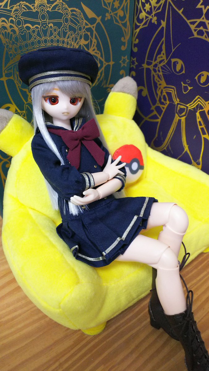 rundedoll's tweet photo. 先日アゾンで購入したギムナジウムセーラーワンピとっても似合う(〃ω〃) #うちのこかわいい #オビツ24 #アンジェラS https://t.co/vDW1GB7aNZ