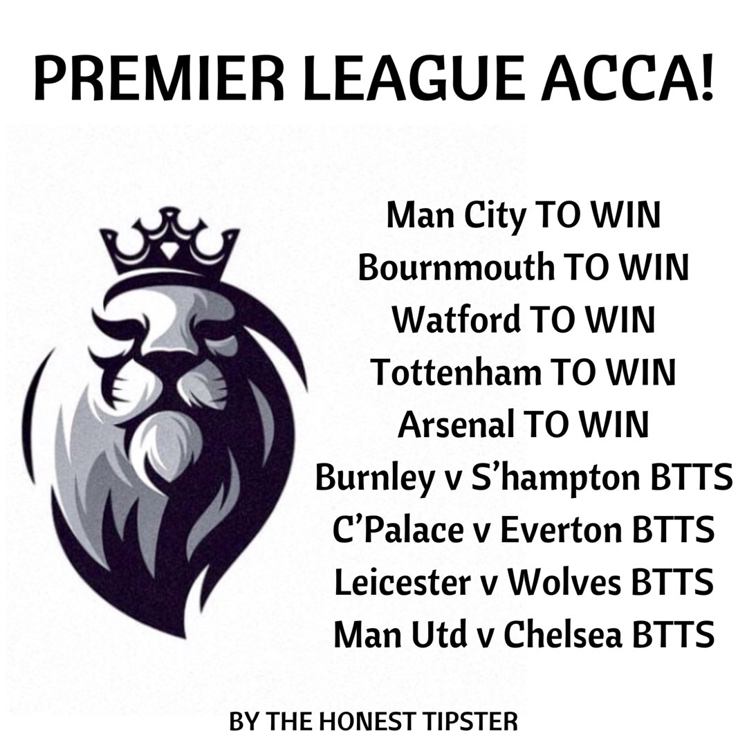 _HonestTipster's tweet photo. PREMIER LEAGUE IS BACK! πβ½οΈ
Check out this accumulator over the weekend covering all the premier league matches! ππ₯
Check it out below, this is massive!
ππ½ππ½ππ½
#premierleague #prem #acca #barclayspremierleague #bet #betting #bettingexpert #tips #tipster #honesttips https://t.co/d39cP48CXb