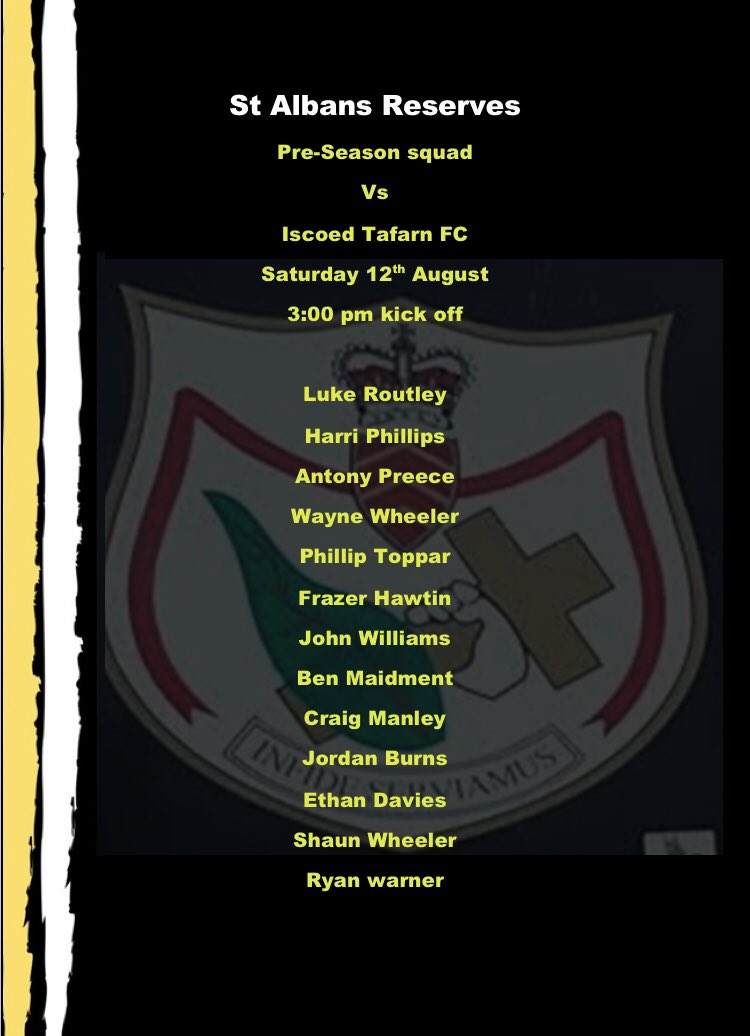 2ndsSt's tweet photo. Today the reserves travel to Newport to kick off there pre season against Iscoed Tafarn Fc. https://t.co/ZlWvhOjiOZ