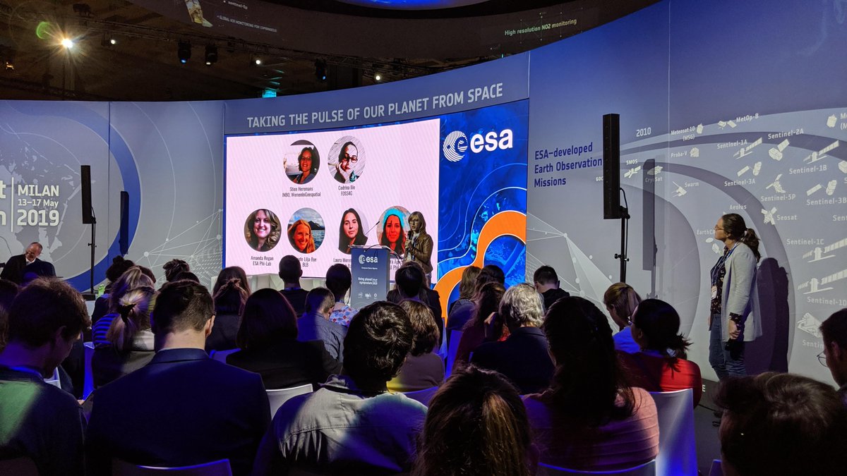 JuliaWagemann's tweet photo. @geospatialwomen @BlackGirlsMapp @womeningis @LadiesOfLandsat @shemapsau @GeoLatinas (1) One of the organisers of #OpenDataHack 2017 @ECMWF , (2) Presenting to bring @CopernicusECMWF ERA5 #reanalysis into #EarthEngine during #EGU2019 and (3) Setting the scene for the first @geospatialwomen event during #LPS2019 https://t.co/VhST60wdhd