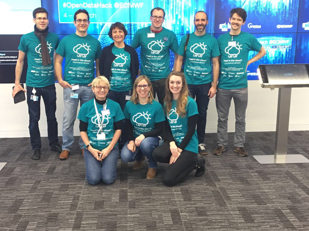 JuliaWagemann's tweet photo. @geospatialwomen @BlackGirlsMapp @womeningis @LadiesOfLandsat @shemapsau @GeoLatinas (1) One of the organisers of #OpenDataHack 2017 @ECMWF , (2) Presenting to bring @CopernicusECMWF ERA5 #reanalysis into #EarthEngine during #EGU2019 and (3) Setting the scene for the first @geospatialwomen event during #LPS2019 https://t.co/VhST60wdhd