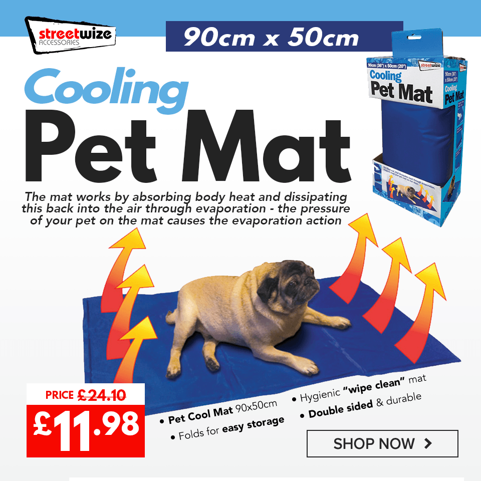 CarParts4LessUK's tweet image. 🐕 🐈 Streetwize Pet Cool Mat 90*50cm

Shop Now 👉 - ow.ly/2Gy950vsUbs

#CoolingPetMat #CareForYourPet #CarParts4Less

T&amp;amp;C's Apply