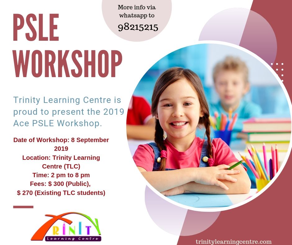 trinitylearnin2's tweet photo. We are are proud to present the 2019 Ace PSLE Workshop. 
For more information visit:
👉https://t.co/bLf4jE8f04 or request more info via WhatsApp to 👉98215215
#TrinityLearningCentre #Mathematics #Maths #MathsFun
#MathsLearning #learning #study #mathematical https://t.co/EgVFQmFPYN